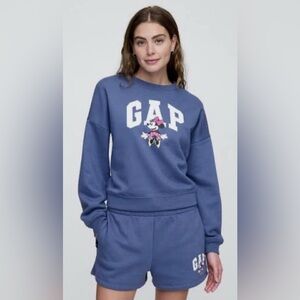 GAP x Disney Minnie Mouse Oversized Logo Sweatshirt